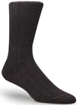 Brown Solid Rib Wool Sock TA1108C4-01 - Robert Talbott Socks Footwear | Sam's Tailoring Fine Men's Clothing