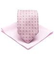 Robert Talbott Pink Combo Best of Class Tie and Pocket Square 19907-05 - Fathers Day Gift Set Collection | Sam's Tailoring Fine Men's Clothing