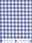 Blue, White & Navy Check Custom Shirt  | Robert Talbott Custom Shirts  | Sam's Tailoring