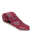 Red and White Paisley Best of Class FIH Tie | Robert Talbott Spring 2017 Collection | Sam's Tailoring