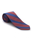 Red and Blue Stripe Heritage Best of Class Tie | Best of Class Ties Collection | Sam's Tailoring Fine Men Clothing