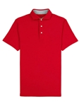 Red Comfort Pique Spread Collar Solomeo Polo | Vastrm Polo Shirts | Sam's Tailoring Fine Men Clothing