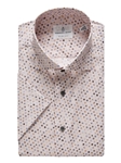 Multi Colors Dots Poplin Short Sleeve Sport Shirt | Emanuel Berg Shirts | Sam's Tailoring Fine Men Clothing