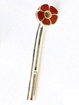 'Flower' Silver Lapel Vase