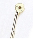 'Flower' Silver Lapel Vase