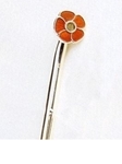 'Flower' Silver Lapel Vase
