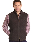 Quilted Suede Vest