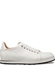 White Cartuja Shiny Calf Men's Casual Sneaker | Mezlan Casual Shoes Collection | Sam's Tailoring Fine Men's Clothing