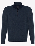 Indigo Steffen J Two Tone Structure Men's Sweater | Brax Men's Sweaters Collection | Sam's Tailoring Fine Men Clothing