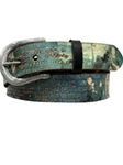 Black American Alligator Bombay Belt