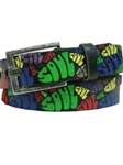 Black American Alligator Bombay Belt