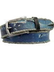 Black American Alligator Bombay Belt