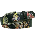 Black American Alligator Bombay Belt