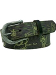 Black American Alligator Bombay Belt