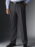 Charcoal Gabardine Trouser