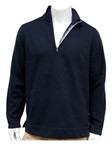 Black Wide Spread Shirt Front Polo