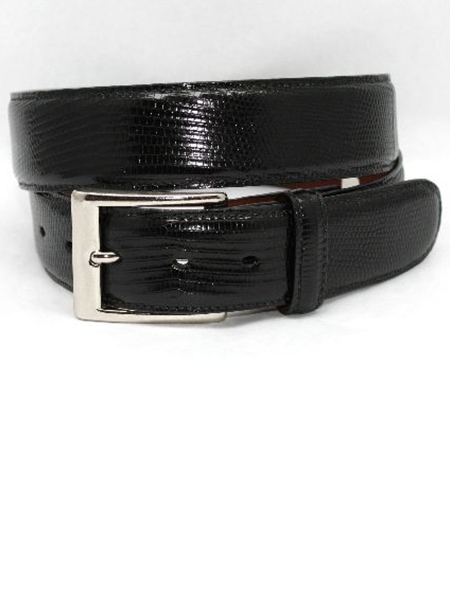 Belvedere Genuine Lizard Skin Dress Belt