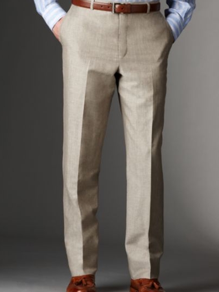 Brooks Brothers Madison Fit Pleat Front Covert Twill Trousers