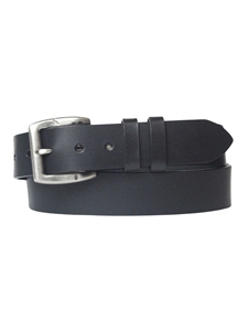 Black Genuine Saddle Leather Men's Belt | Lejon Casual Belts | Sam's Tailoring Fine Men's Clothing