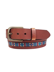 Tan Genuine Oil Tanned Leather Men's Belt | Lejon Casual Belts | Sam's Tailoring Fine Men's Clothing