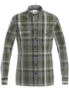 Olive kay C Long Sleeve Men's Shirt | Brax Men's Shirts Collection | Sam's Tailoring Fine Men Clothing