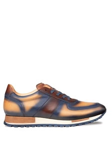 Blue/Multi Latini Mulit-Tone Men's Sneaker | Mezlan Casual Shoes Collection | Sam's Tailoring Fine Men's Clothing