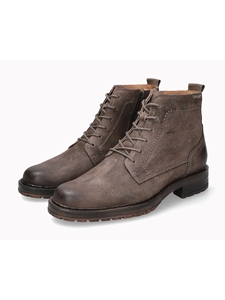 Walnut Velvet Leather Ladislas Men's Boot | Mephisto Men's Boots  | Sam's Tailoring Fine Men Clothing