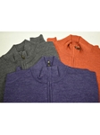 Robert Talbott Cooper ¼ Zip Sweater LS678 - Fall 2014 Collection Sweaters and Polo | Sam's Tailoring Fine Men's Clothing