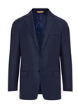 Navy Hopsack Glopal Guardian Men's Blazer | Hickey Freeman Sportcoats Collection | Sam's Tailoring Fine Men Clothing