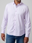 Lavender Solid Long Sleeve Drytouch Men Shirt | Stone Rose Shirts Collection | Sam's Tailoring Fine Men Clothing