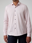 Light Orange Geometric Flower Lo | Stone Rose Shirts Collection | Sam's Tailoring Fine Men Clothingng Sleeve Men Shirt