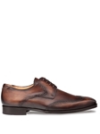 Chestnut Tasso Wing Tip Men's Derby Shoe | Mezlan Shoe Collection | Sam's Tailoring Fine Men's Clothing