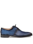 Navy Colomer Calf/Suede Men's Oxford Shoe | Mezlan Shoe Collection | Sam's Tailoring Fine Men's Clothing