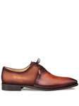 Cognac Colomer Calf/Suede Men's Oxford Shoe | Mezlan Shoe Collection | Sam's Tailoring Fine Men's Clothing