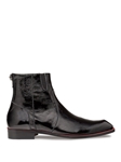 Black Baroni Hi Shine Zipper Men's Boot | Mezlan Boots Collection | Sam's Tailoring Fine Men's Clothing