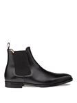 Black Cervantes Hand Stained Men's Chelsea Boot | Mezlan Boots Collection | Sam's Tailoring Fine Men's Clothing