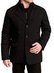 Black Insulated With Removeable Bib Summit Jacket | Hart Schaffner Marx Jackets Collection | Sam's Tailoring Fine Men's Clothing