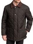 Olive Quilted Riding Erikson Men's Jacket | Hart Schaffner Marx Jackets Collection | Sam's Tailoring Fine Men's Clothing