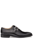 Black Machado Oxford Monk Strap Men's Shoe | Mezlan Monk Strap Shoes Collection | Sam's Tailoring Fine Men's Clothing