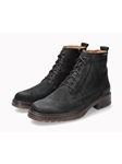 Black Velvet Leather Ladislas Men's Boot | Mephisto Men's Boots  | Sam's Tailoring Fine Men Clothing