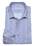 Ocean Diamond Roll Collar Men's Shirt | Marcello Shirts Collection | Sam's Tailoring Fine Men's Clothing