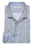 Tuscan Floral Roll Collar Men's Shirt | Marcello Shirts Collection | Sam's Tailoring Fine Men's Clothing