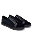 Black Polished Prince Men's Formal Sneaker | Belvedere Studio Shoes | Sam's Tailoring Fine Men's Clothing