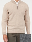 Cliff Steffen Lambs Wool Quater Zip Sweater | Brax Men's Sweaters | Sam's Tailoring Fine Men Clothing