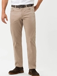 Beige Copper Fancy Marathon All Season Trouser | Brax Men's Trousers | Sam's Tailoring Fine Men's Clothing