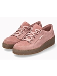 Old Pink Leather Velvet Women Originals Shoe | Mephisto Originals For Women's | Sams Tailoring