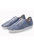 Denim Leather Nubuck Fancy Printing Women's Shoe | Mephisto Women Shoes | Sam's Tailoring Fine Women's Shoes