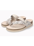 Fog Leather Floral Print Women's Cork Sandal | Mephisto Women Cork Sandals | Sam's Tailoring Fine Women's Shoes