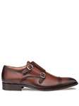 Chocolate Actore Calfskin Men's Double Monk Strap Shoe | Mezlan Monk Strap Shoes Collection | Sam's Tailoring Fine Men's Clothing