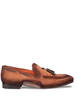 Sport Pavese Hand Burnished Suede Tasseled Slip On | Mezlan Slip Ons Collection | Sam's Tailoring Fine Men's Clothing